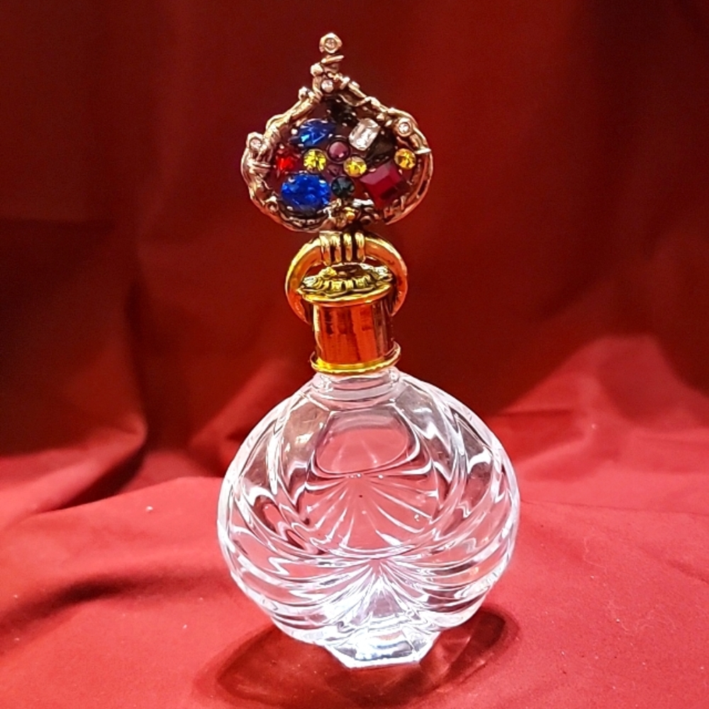 Vintage VCA 1 Cristal Refillable Perfume Bottle Made in France